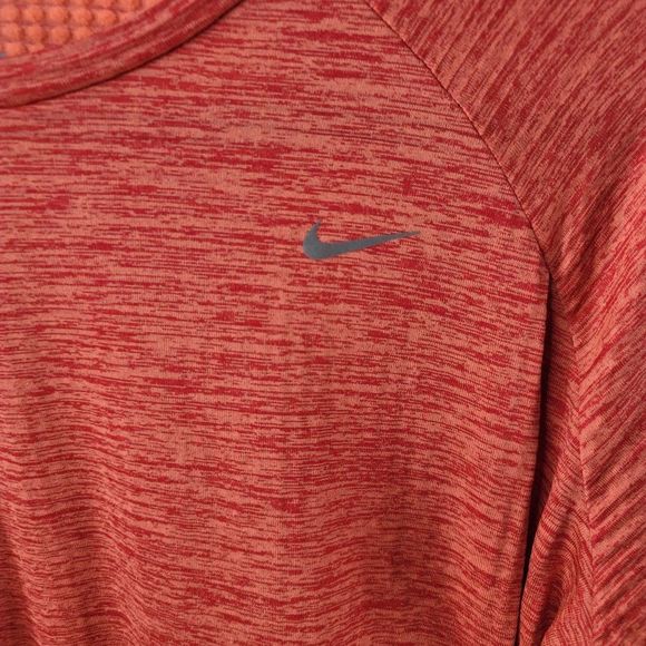 Nike Red Long Sleeve Women's Tee - Picture 7 of 11